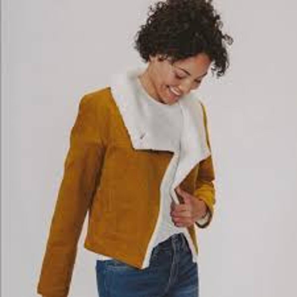 The Normal Brand Demi Corduroy Sherpa Jacket Womens Size XS